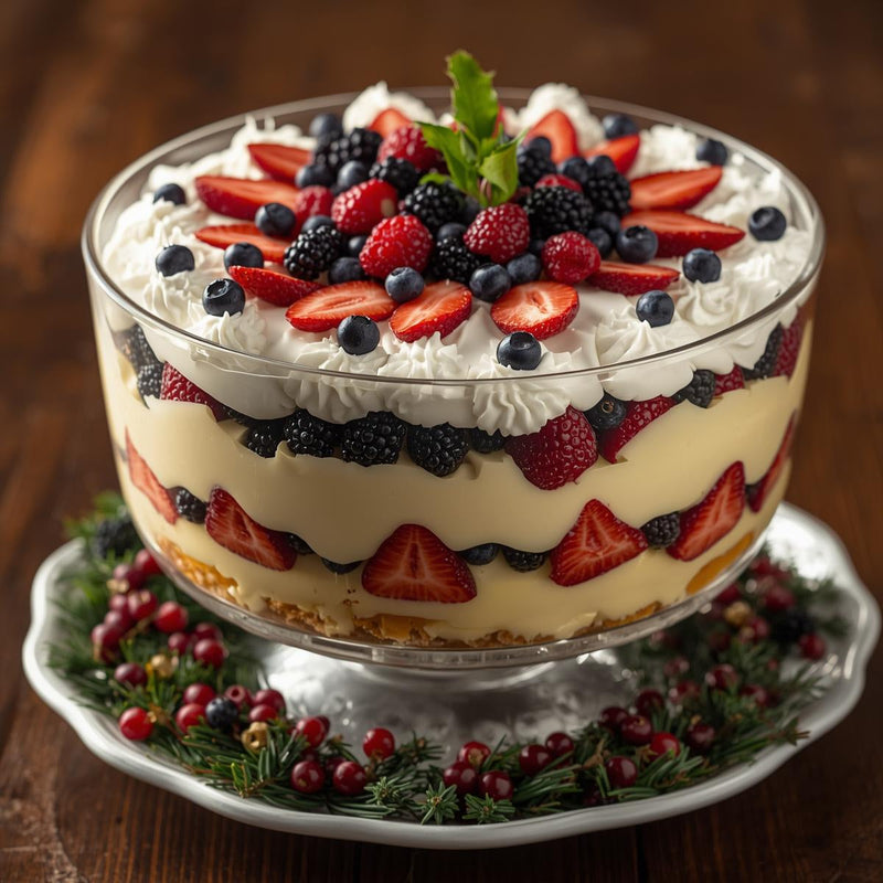 Christmas Fruit Trifle