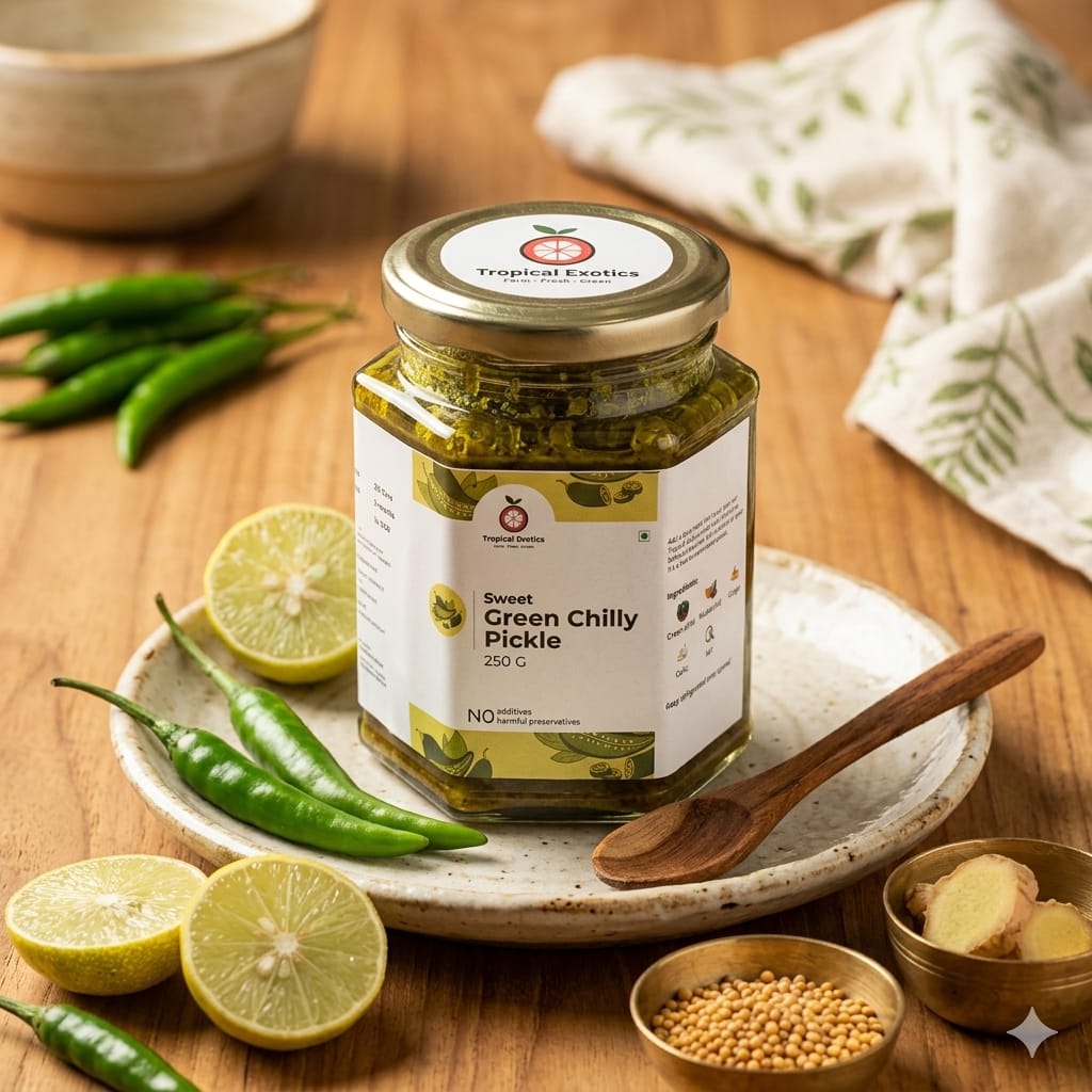 Sweet Green chilly Pickle